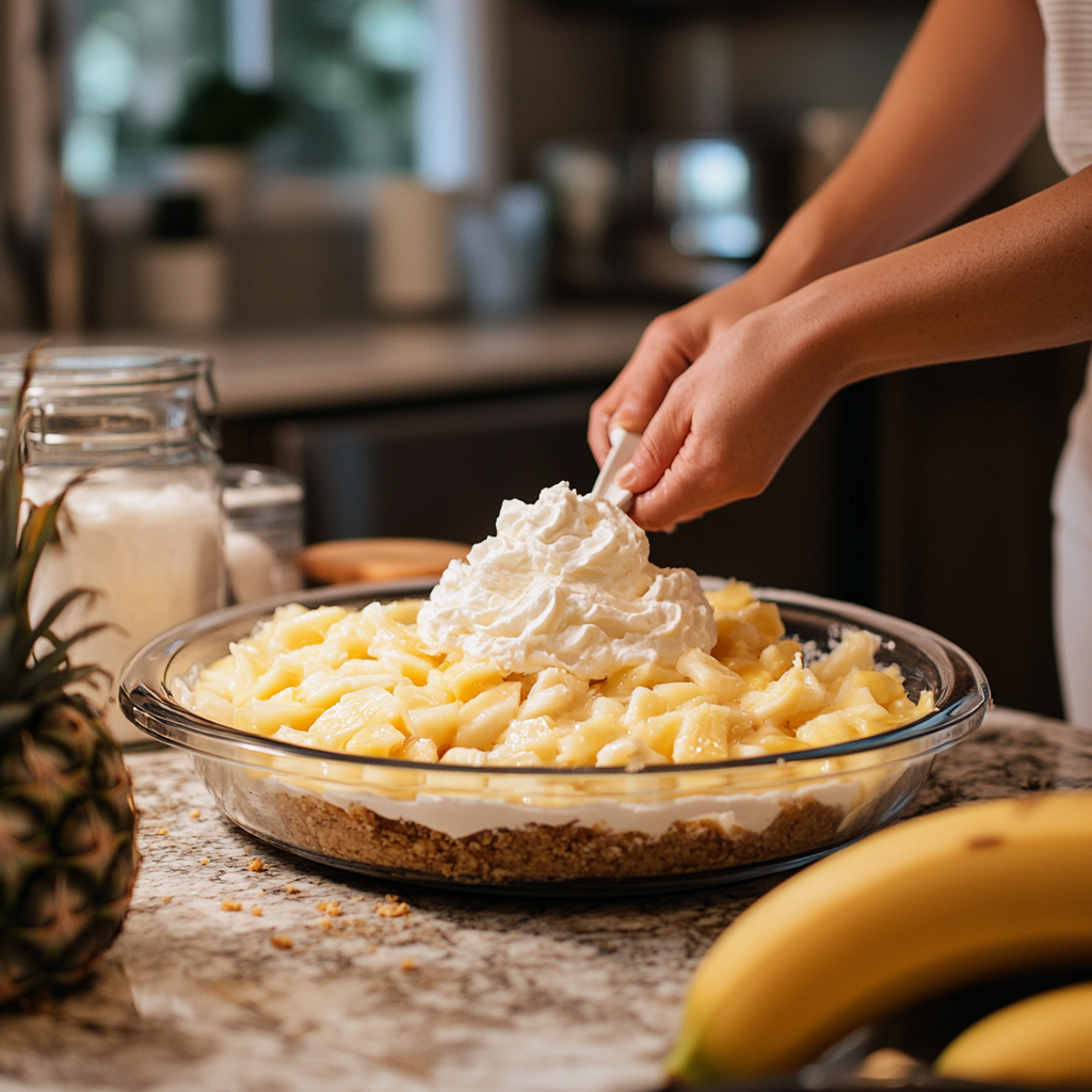 banana split cake