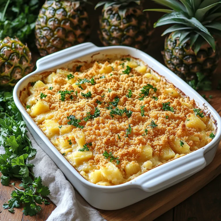 pineapple casserole