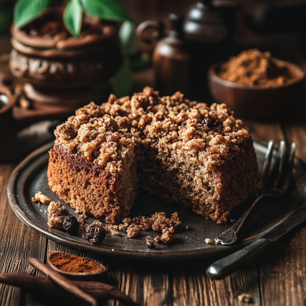 coffee cake recipe with oatmeal streusel