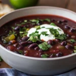 purple black bean soup recipe