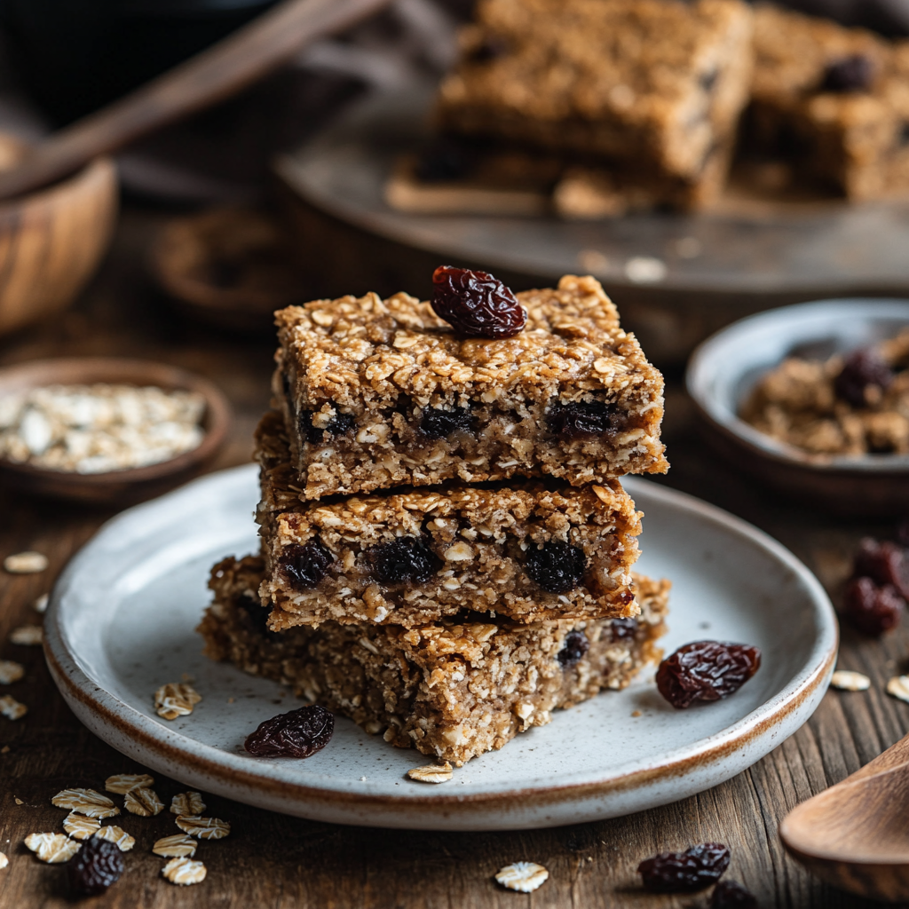 Oatmeal-Raisin Breakfast Bars