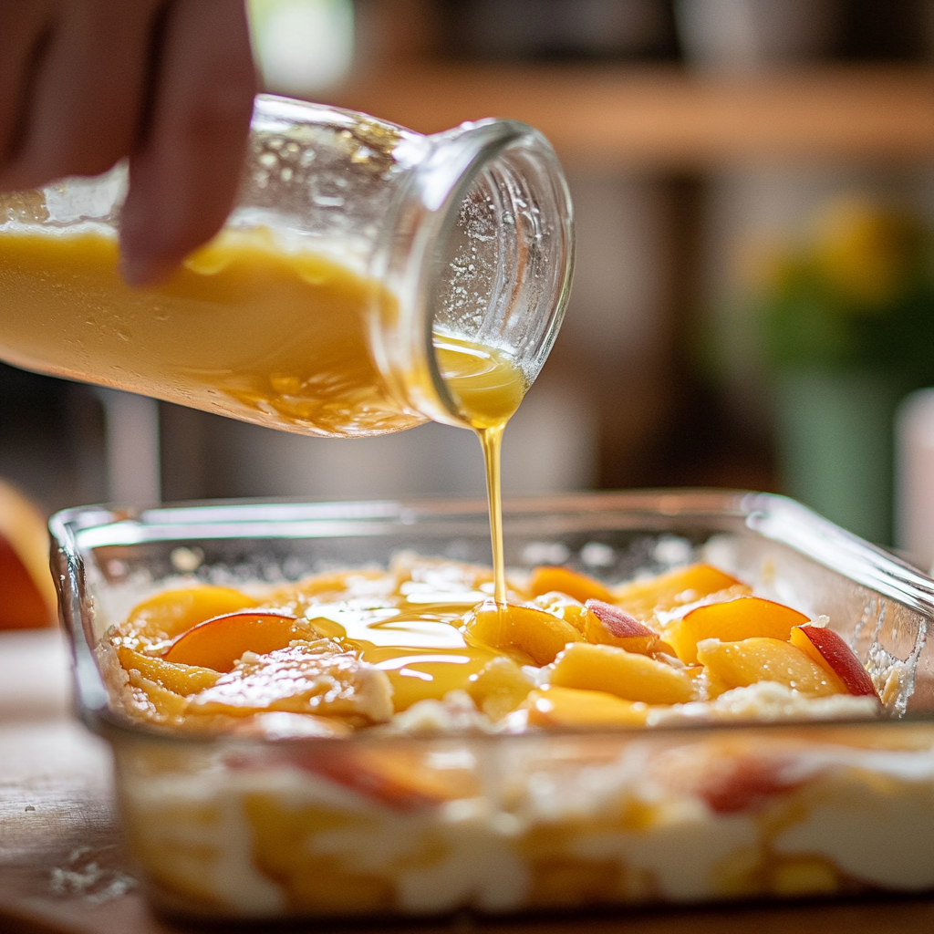 peach cobbler recipe with cake mix  