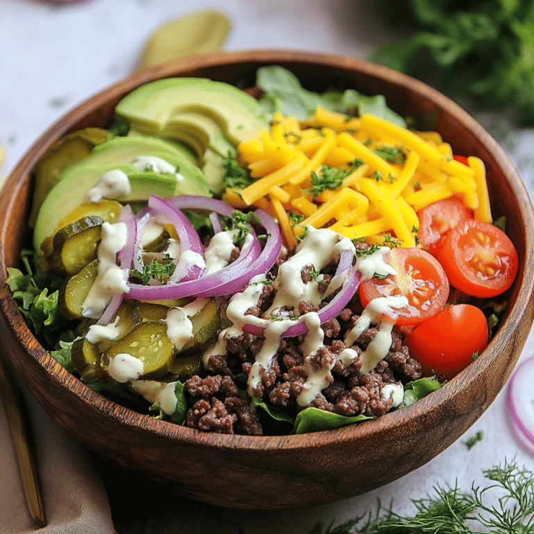 burger bowl recipe