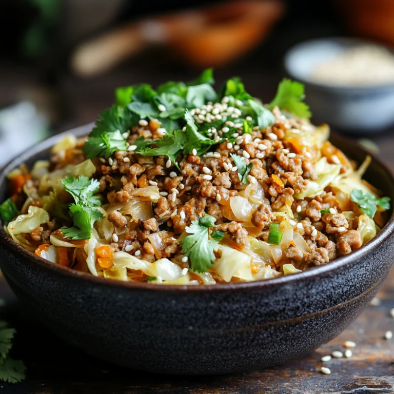 ground turkey and cabbage