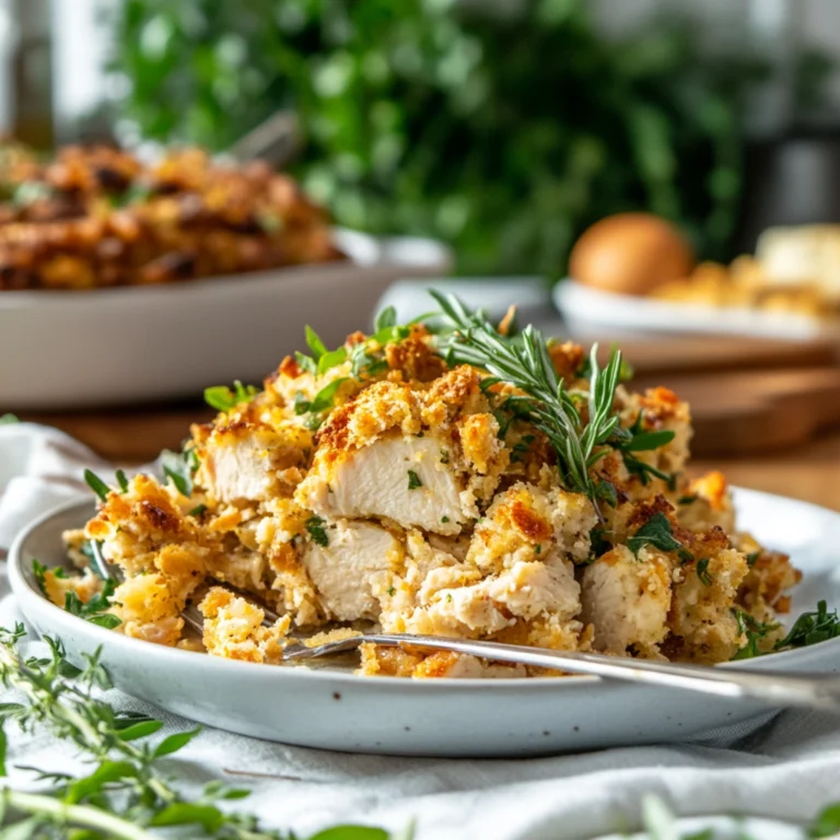 turkey stuffing casserole recipe