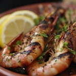 Grilled Tiger Shrimp with Lemon and Herbs