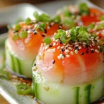 Viral TikTok cucumber salad recipe with sesame and soy sauce