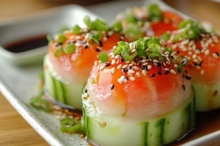 Viral TikTok cucumber salad recipe with sesame and soy sauce