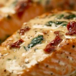 Creamy Tuscan Salmon with Garlic Parmesan Sauce