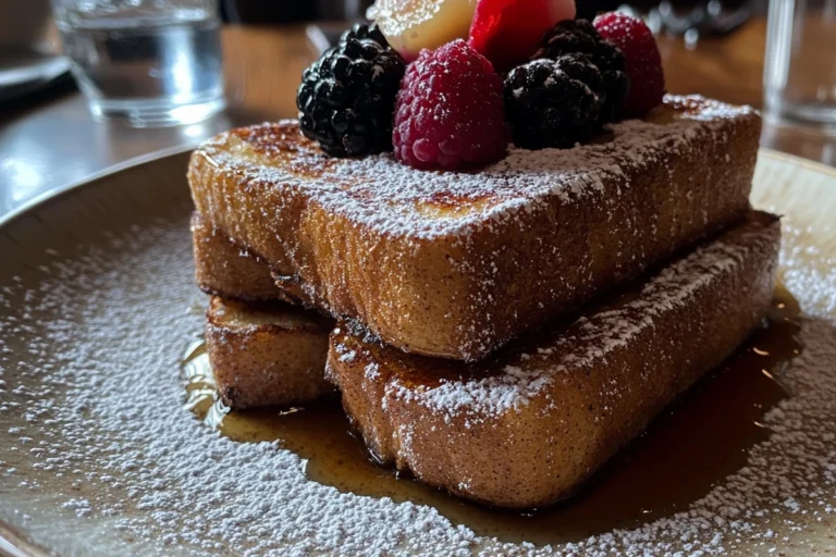 Fluffy French toast with McCormick cinnamon, vanilla, and nutmeg