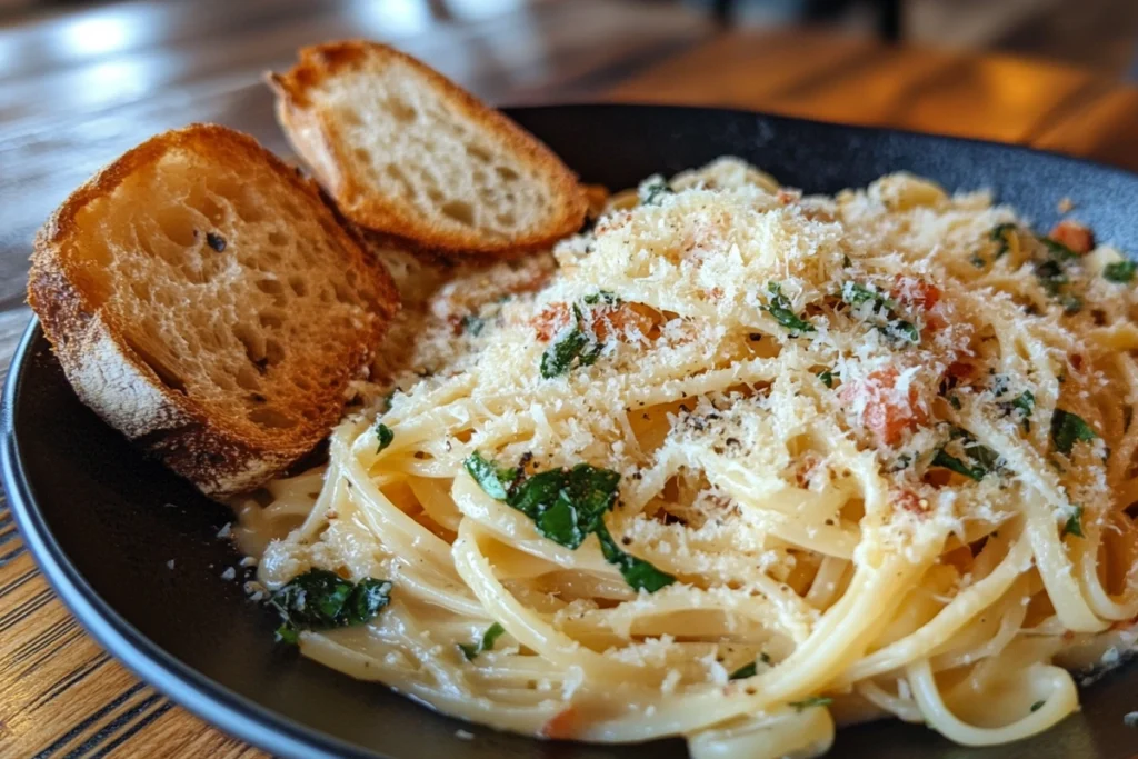 Garlic butter pasta recipe - Just a Little Bite