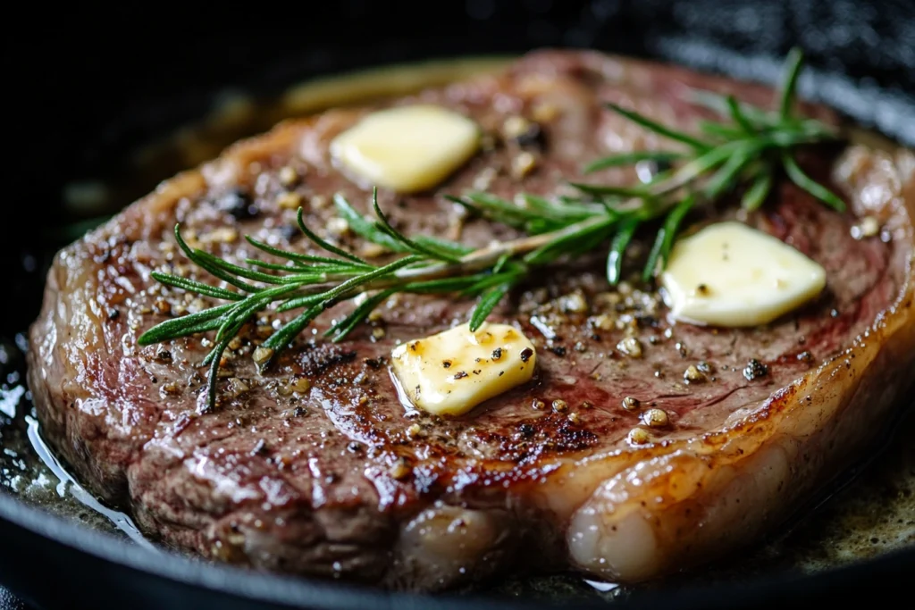  Perfect steak recipe - pan-seared steak with garlic butter