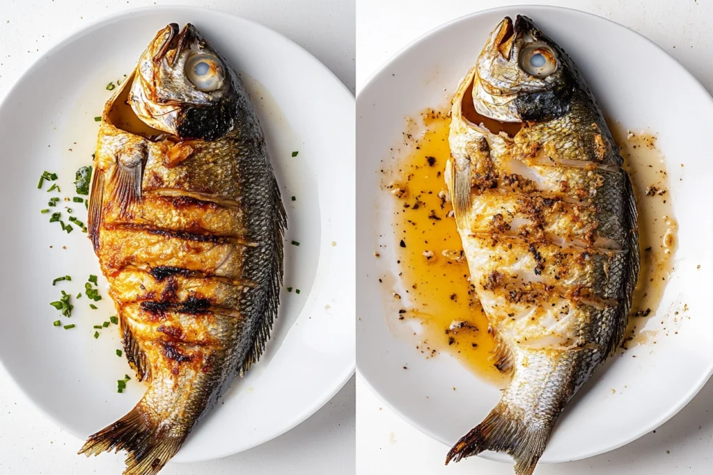 Perfectly Cooked vs. Overcooked Fish