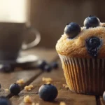 Jordan Marsh blueberry muffin with sugar topping